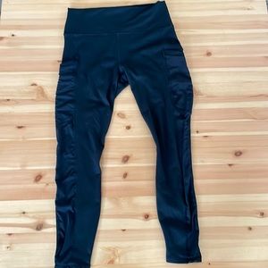 Fabletics Powerhold 7/8 Black Leggings Small